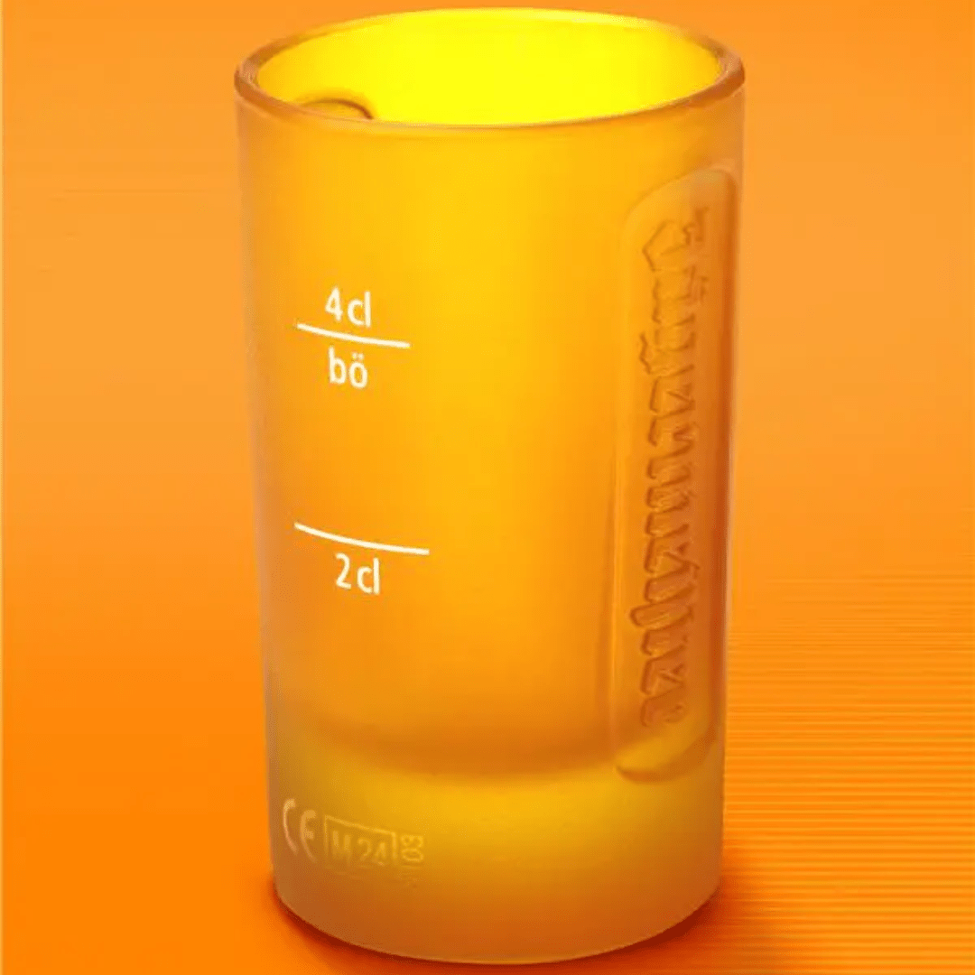 Jägermeister Orange Glas im 6er Karton - FestivalStuff