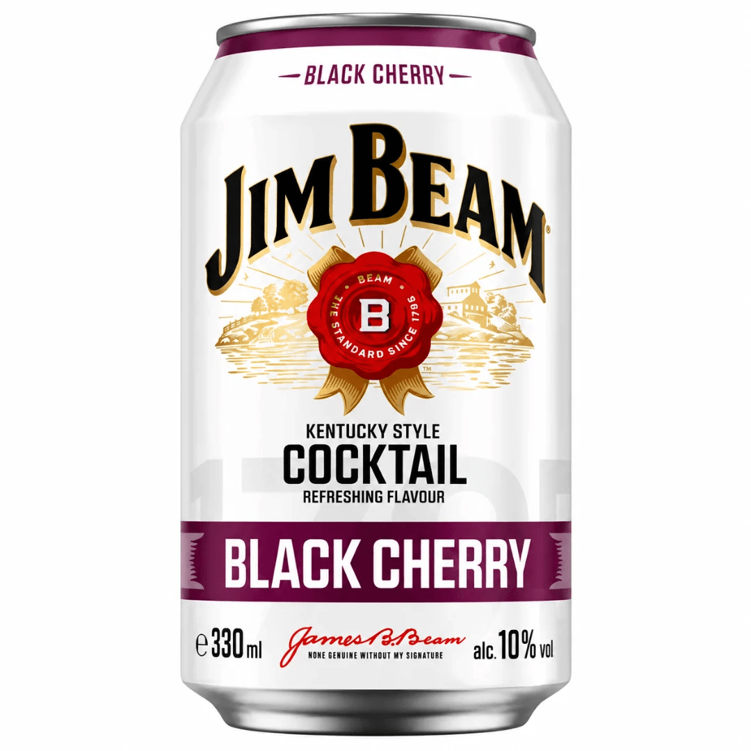 Jim Beam Black Cherry Ready to Drink 0,33 l - FestivalStuff