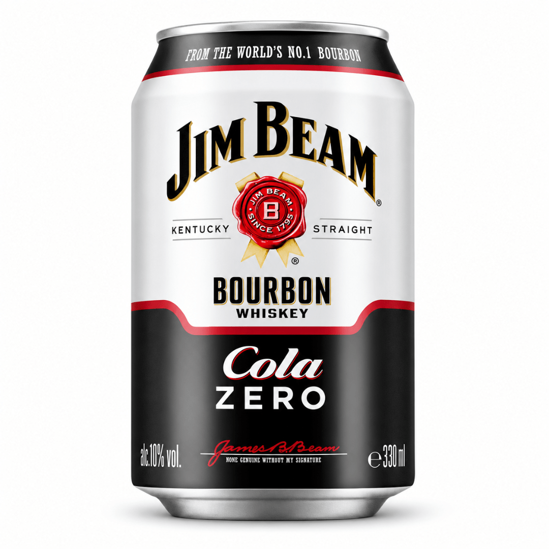 Jim Beam & Cola Zero Ready to Drink 0,33 l - FestivalStuff