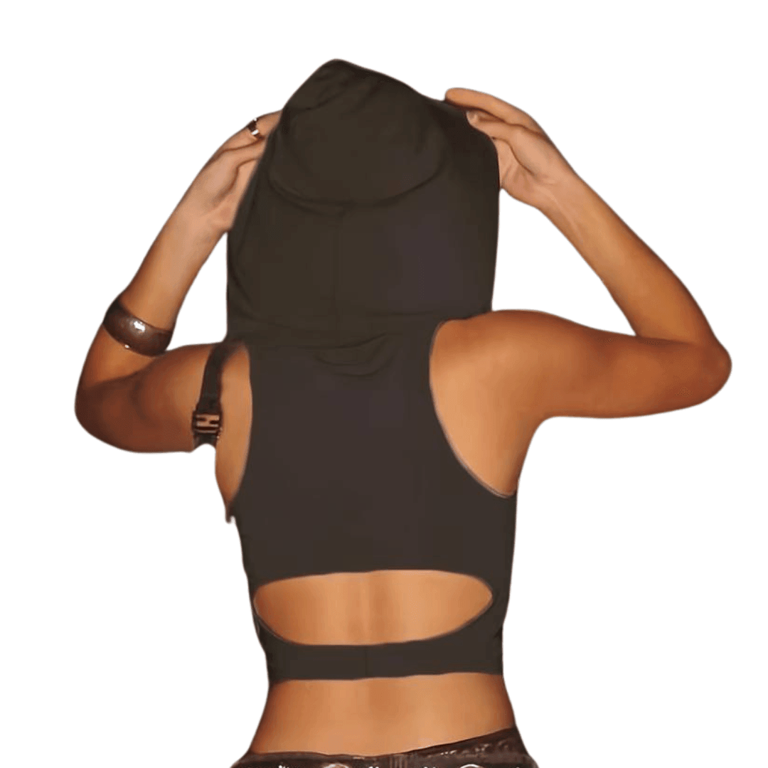Kapuzen Crop - Tanktop - FestivalStuff