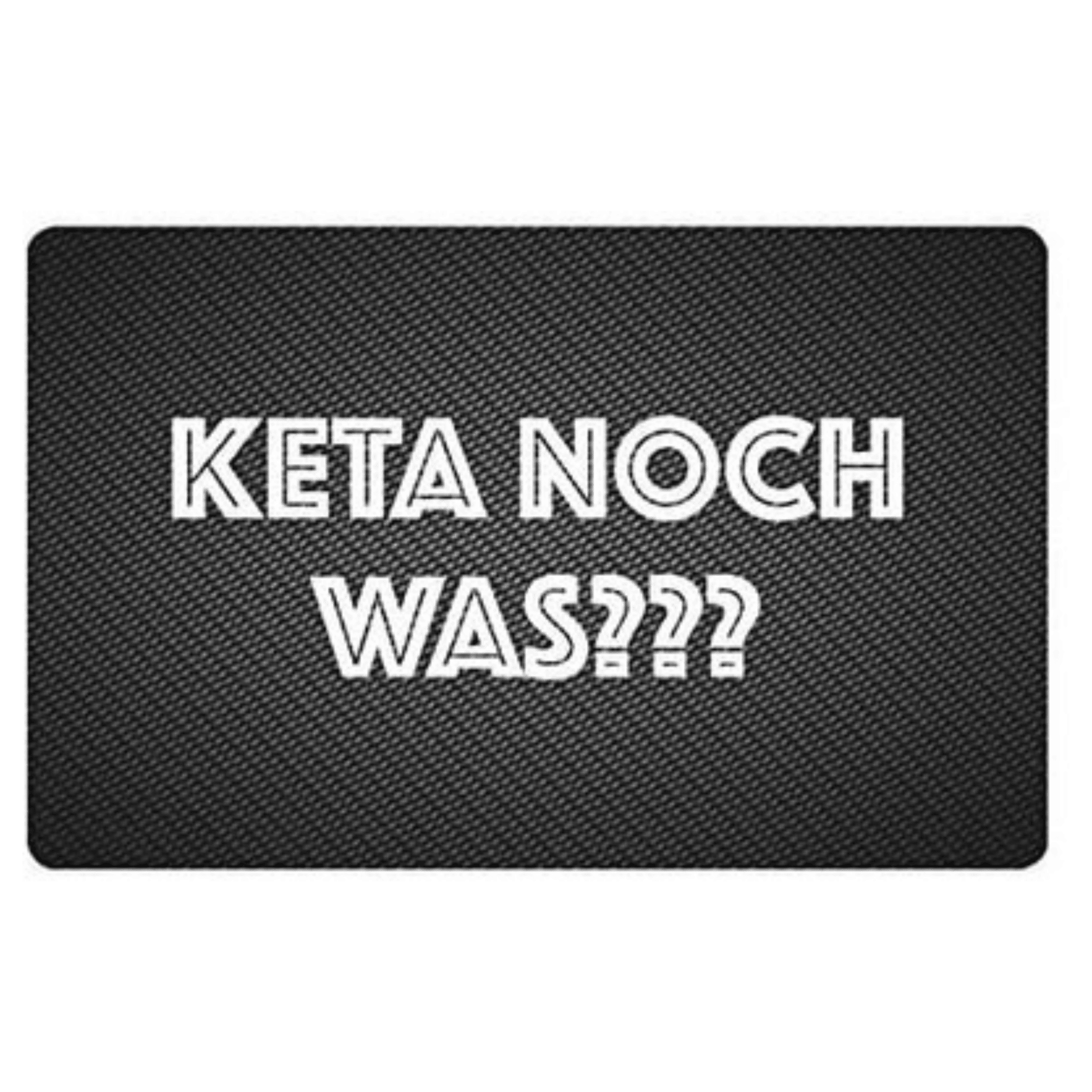 Karte "KETA NOCH WAS???" im Carbon Look Set - FestivalStuff