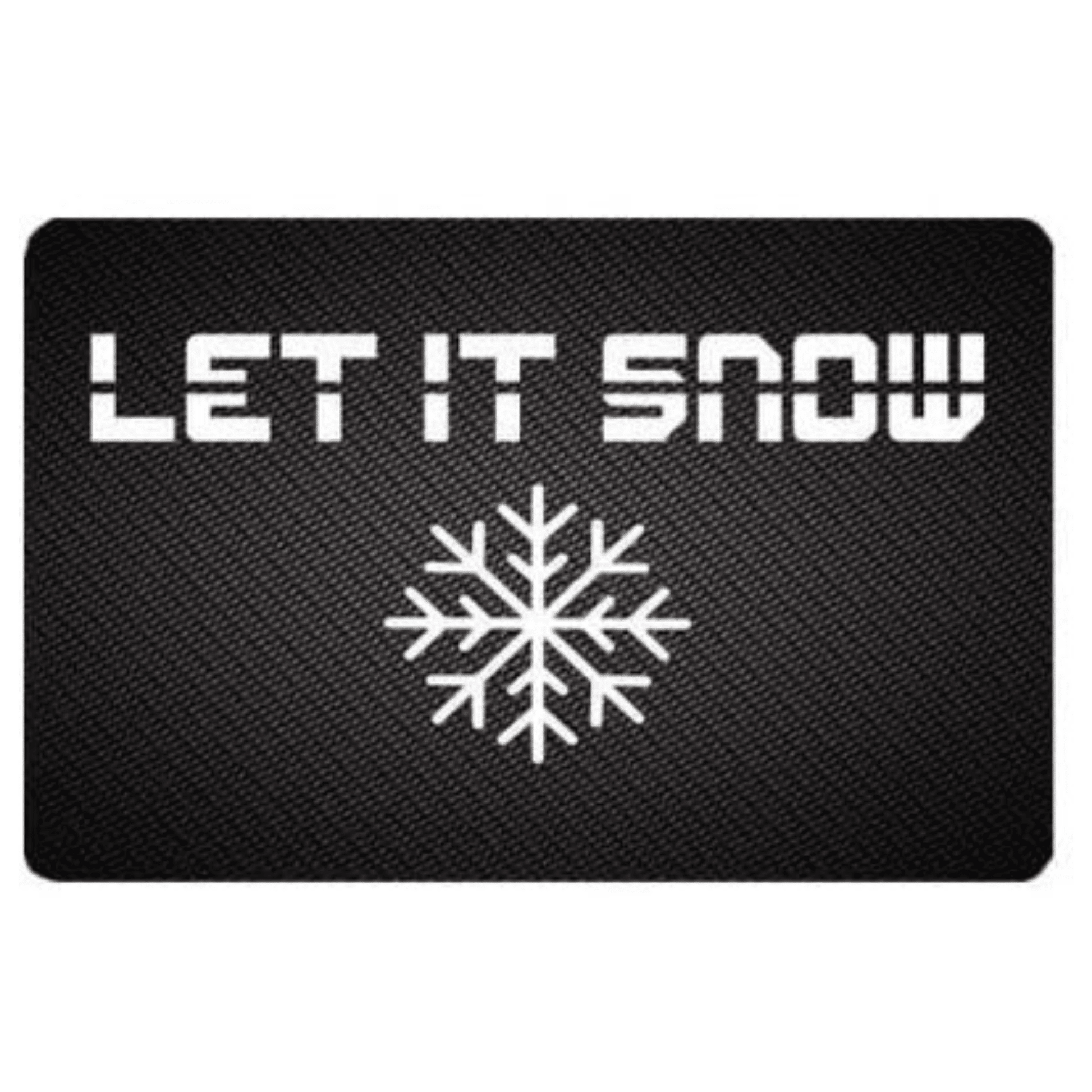 Karte "LET IT SNOW" im Carbon Look Set - FestivalStuff
