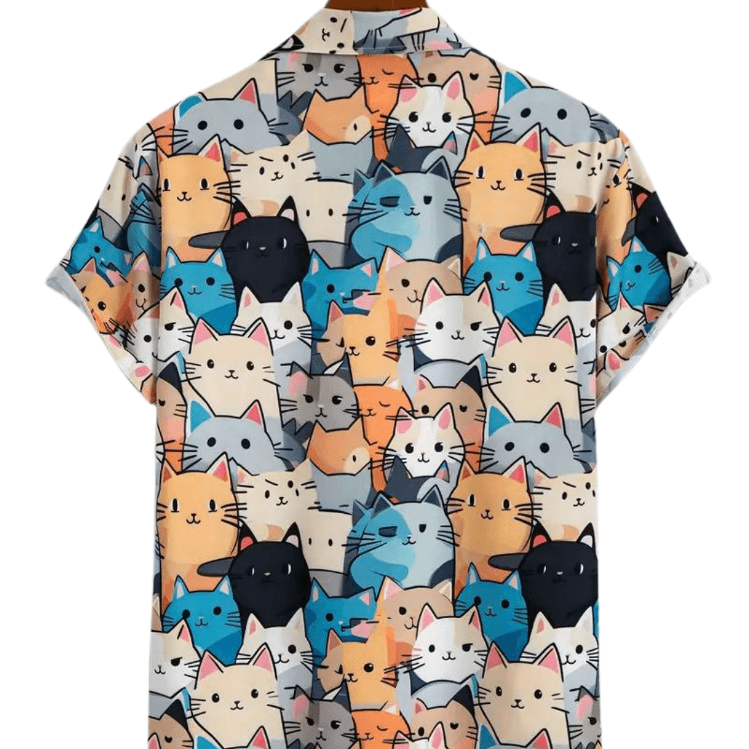 Katzen Hemd Herren 2 - FestivalStuff