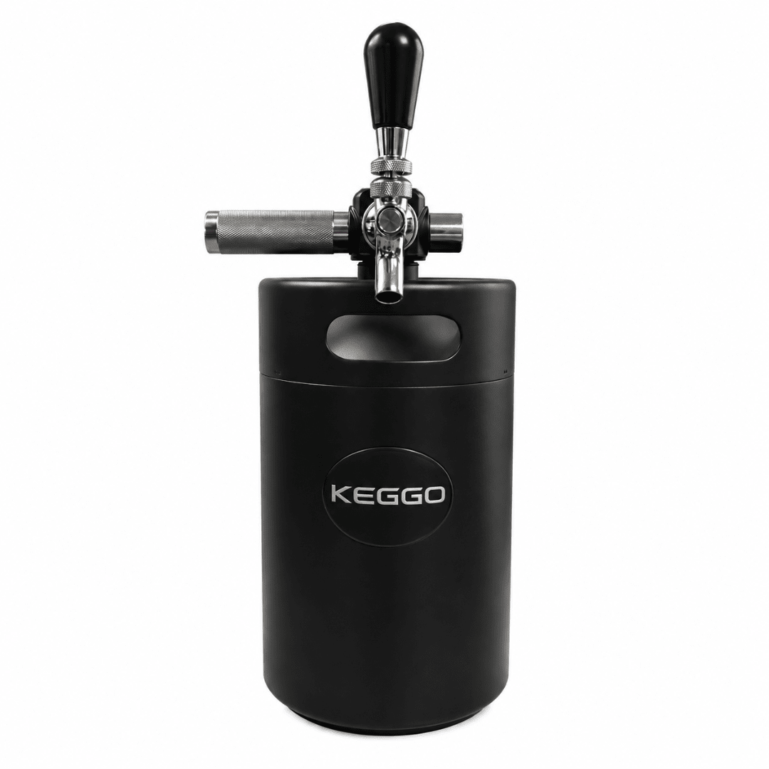 Keggo 4L Schwarz – Mobiles Cocktail- & Spritzfass - FestivalStuff