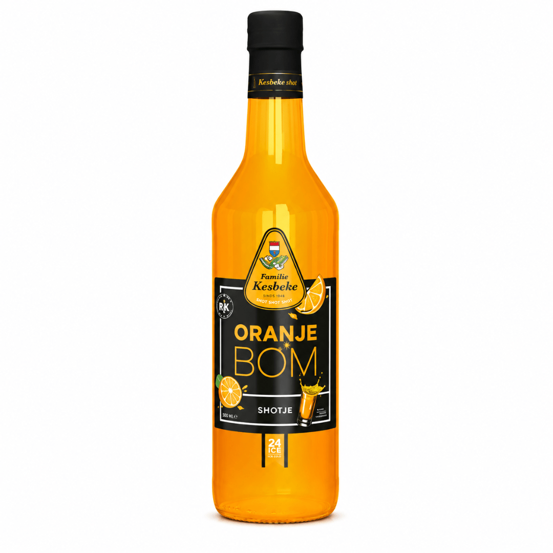 Kesbeke Oranje Bom Shot 500 ml – Orangenlikör 14,9 % Vol. - FestivalStuff