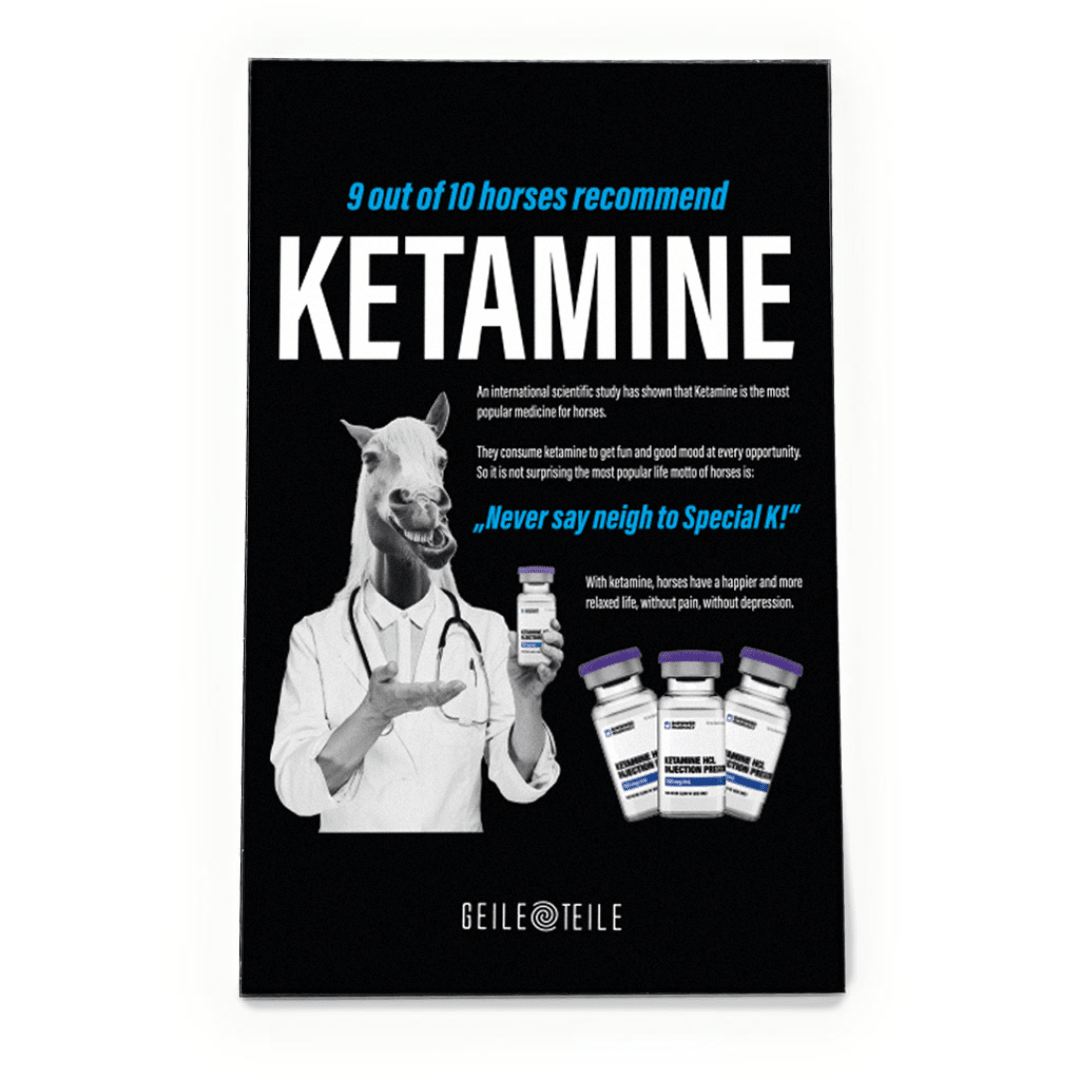 Ketamine - Ziehunterlage - FestivalStuff