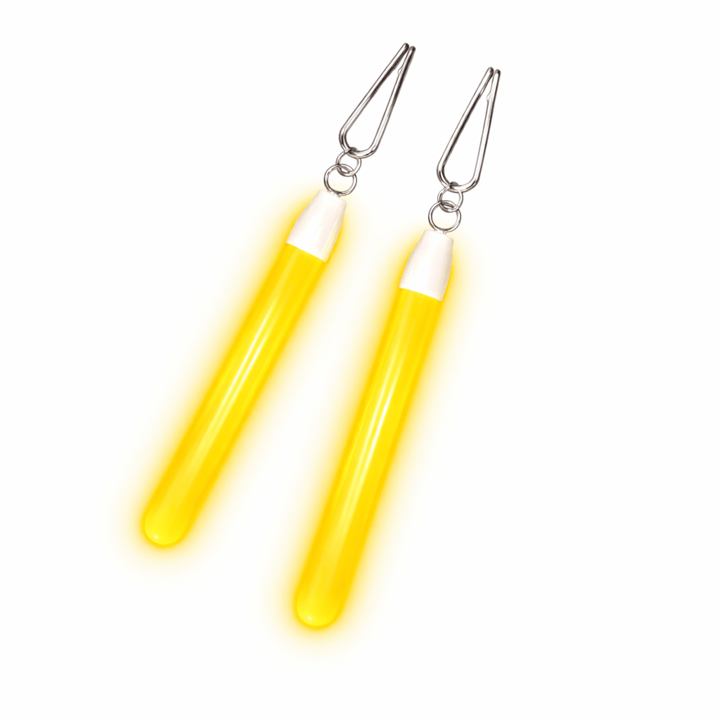 Knicklicht Ohrringe Gelb - FestivalStuff
