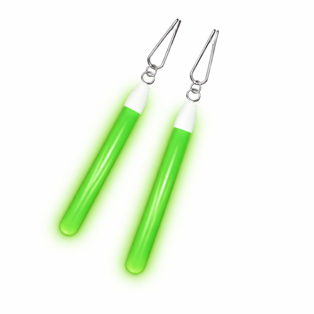 Knicklicht Ohrringe Grün - FestivalStuff