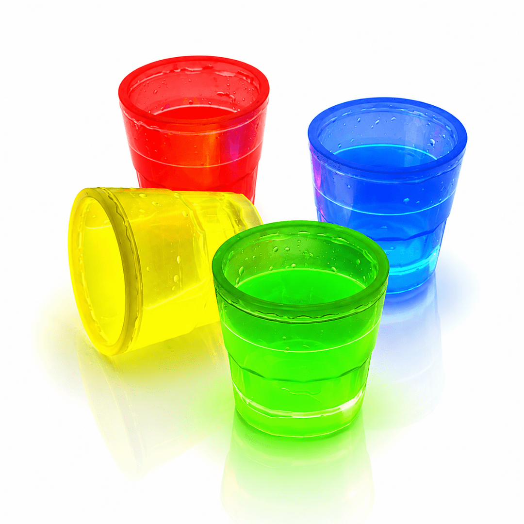 Knicklicht Shotbecher 4er Bundle - FestivalStuff