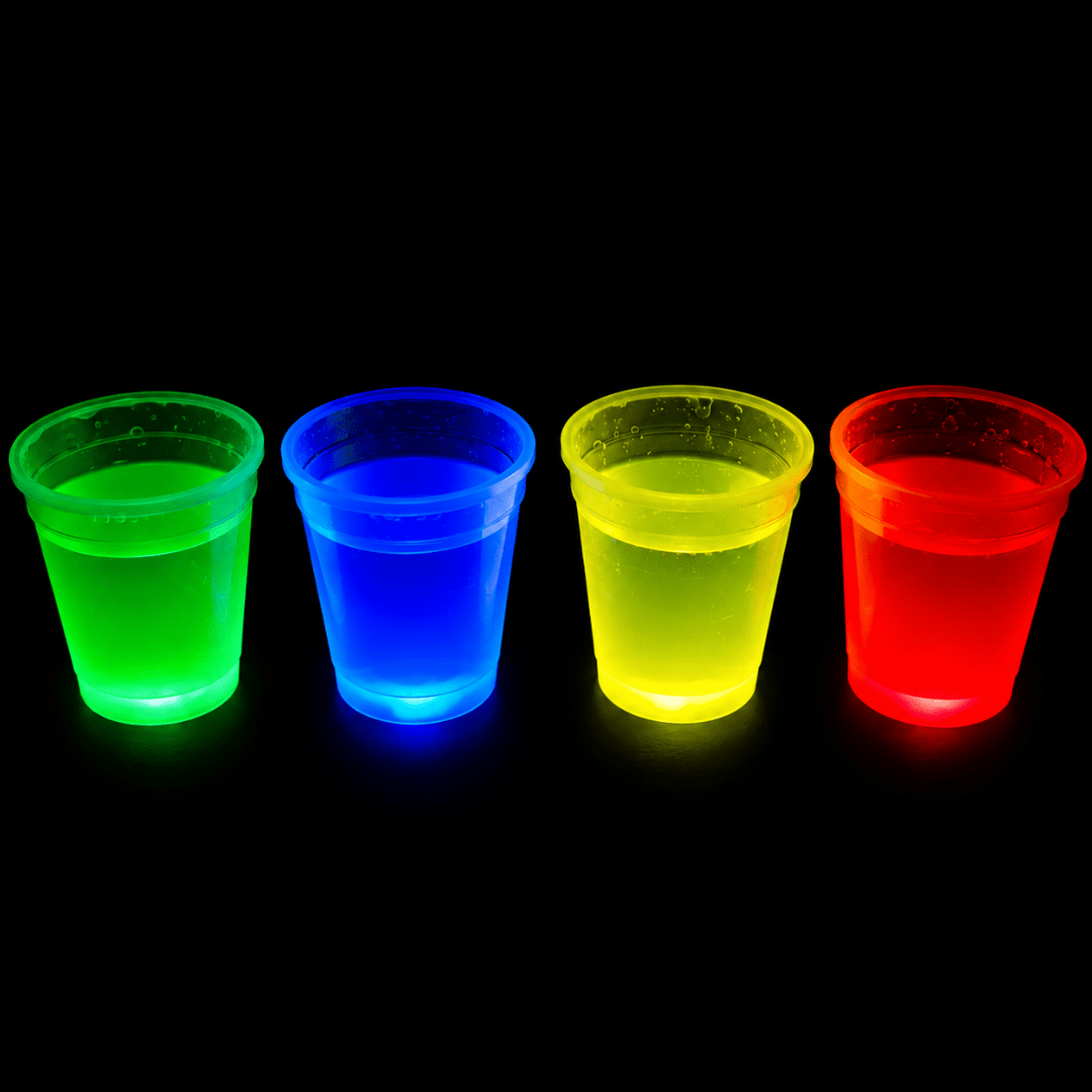 Knicklichtbecher 4er Bundle 250 ml - FestivalStuff