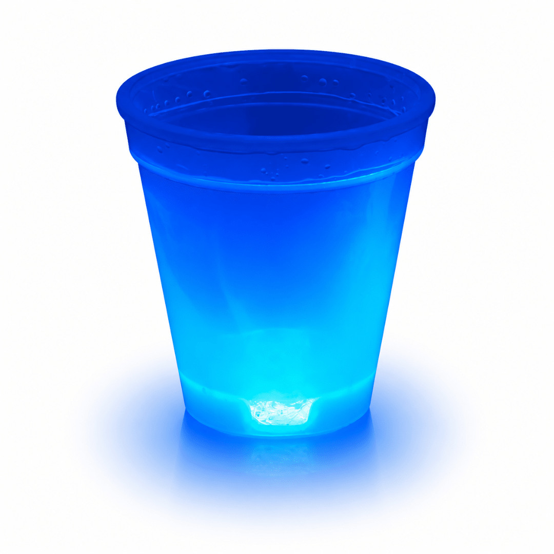 Knicklichtbecher Blau 250 ml - FestivalStuff
