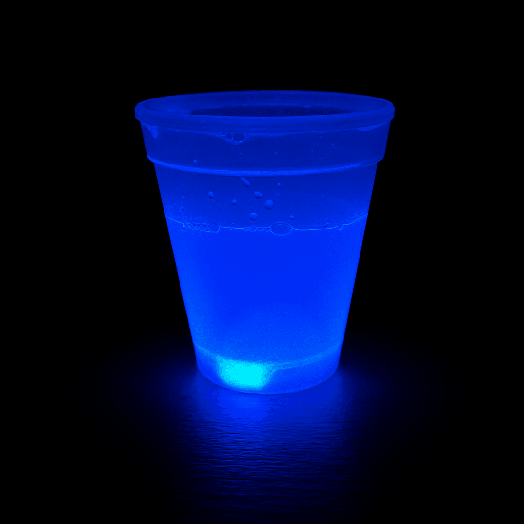 Knicklichtbecher Blau 250 ml - FestivalStuff