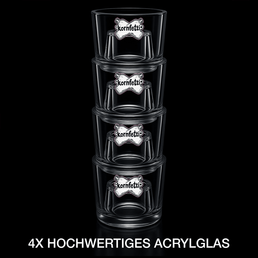 Kornfetti Corni Colada Bundle – Corni, Spliti & 4 Bomb Gläser - FestivalStuff