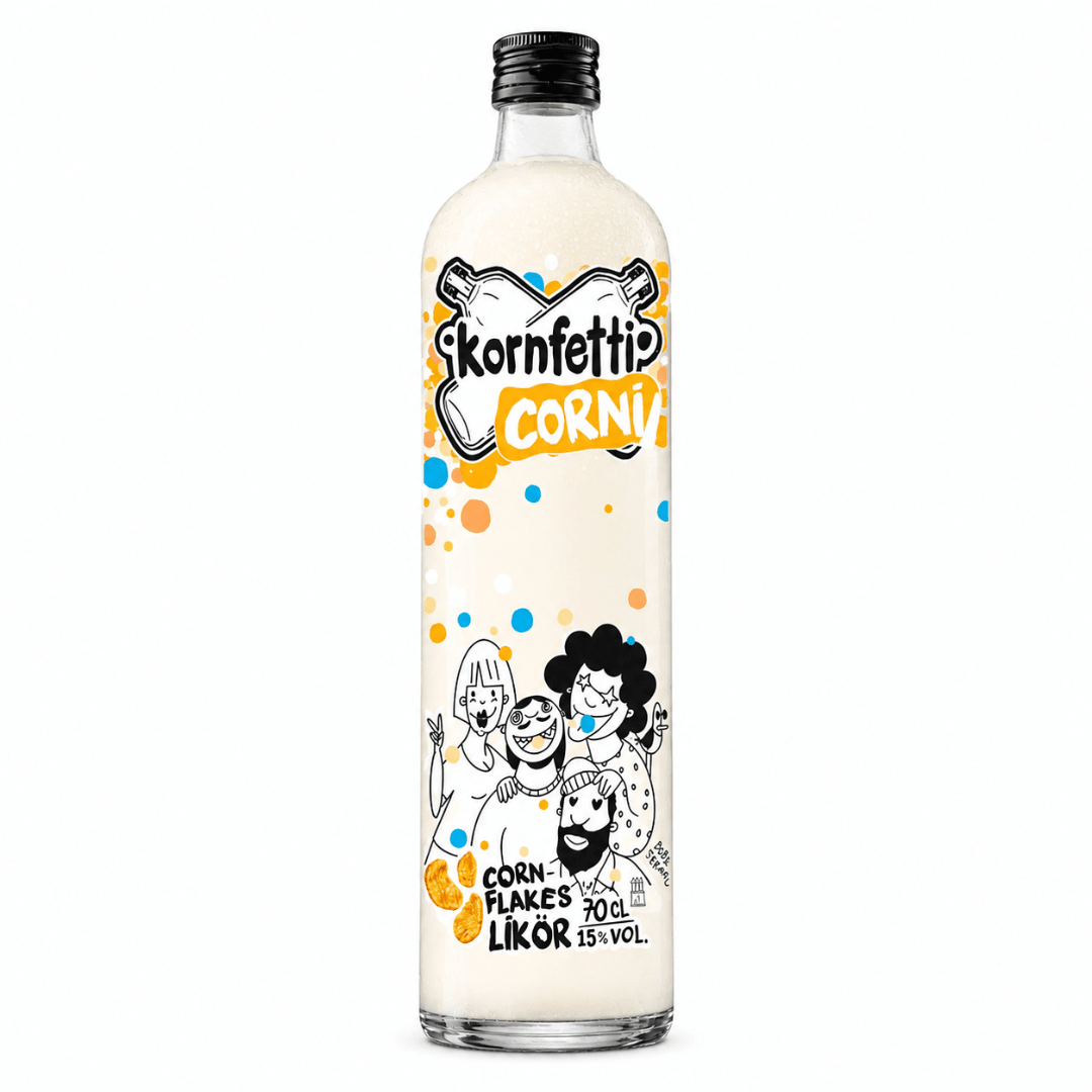 Kornfetti Corni Shot 0,7 l – Der Cornflakes Shot - FestivalStuff