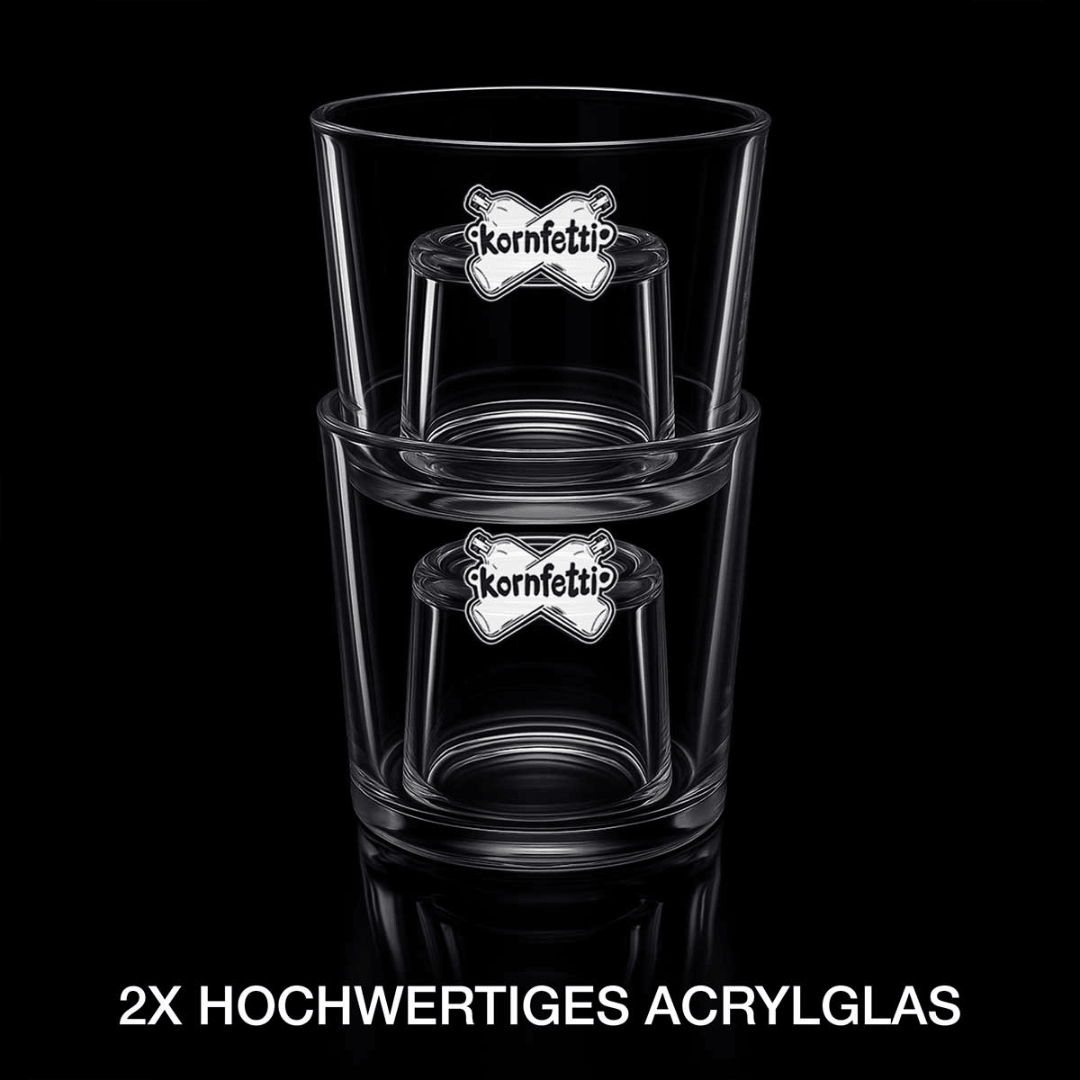 Kornfetti Himmi Bomb Set – Himmi, Prosecco & 2 Bomb Gläser - FestivalStuff