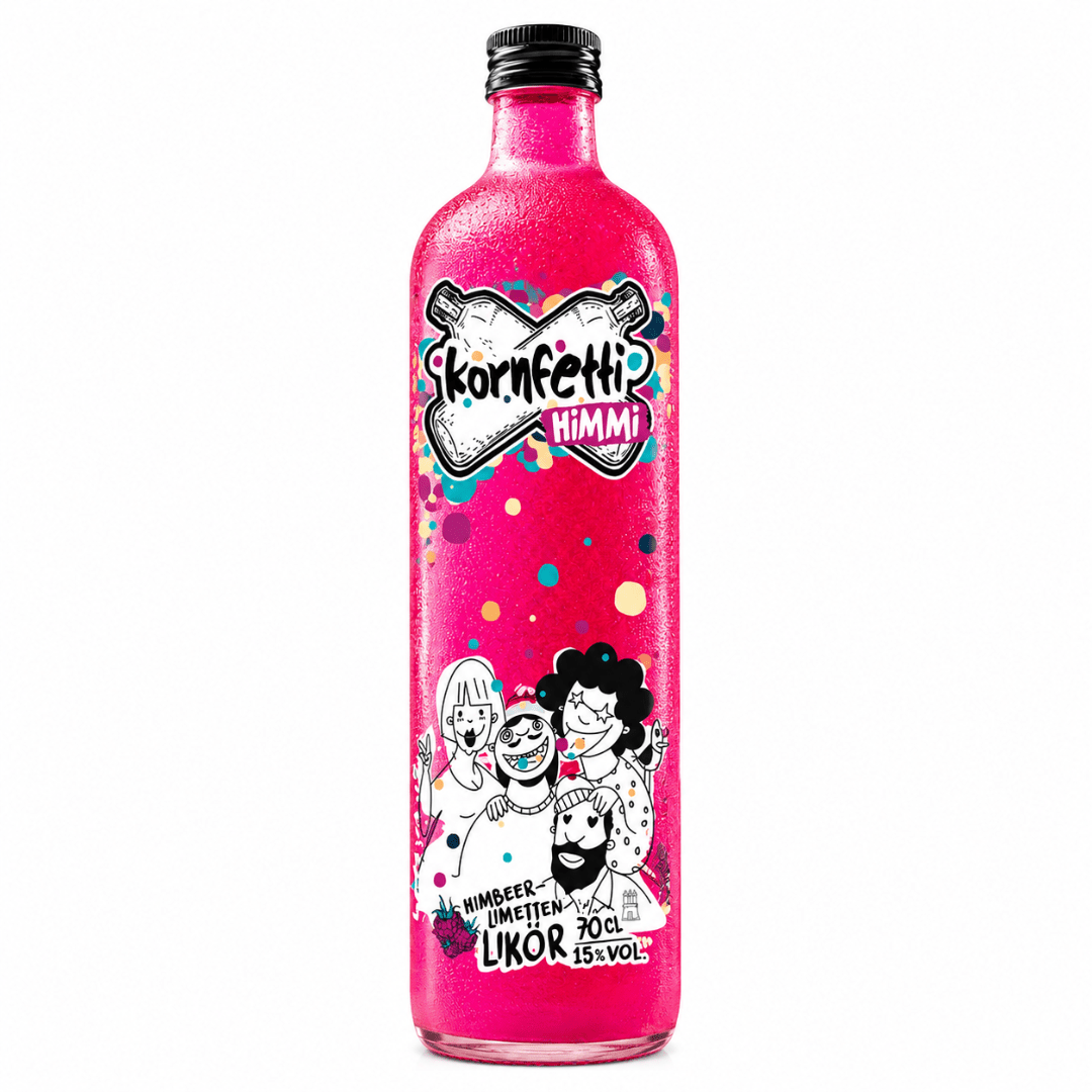 Kornfetti Himmi Shot 0,7 l – Himbeer-Limette Shot - FestivalStuff