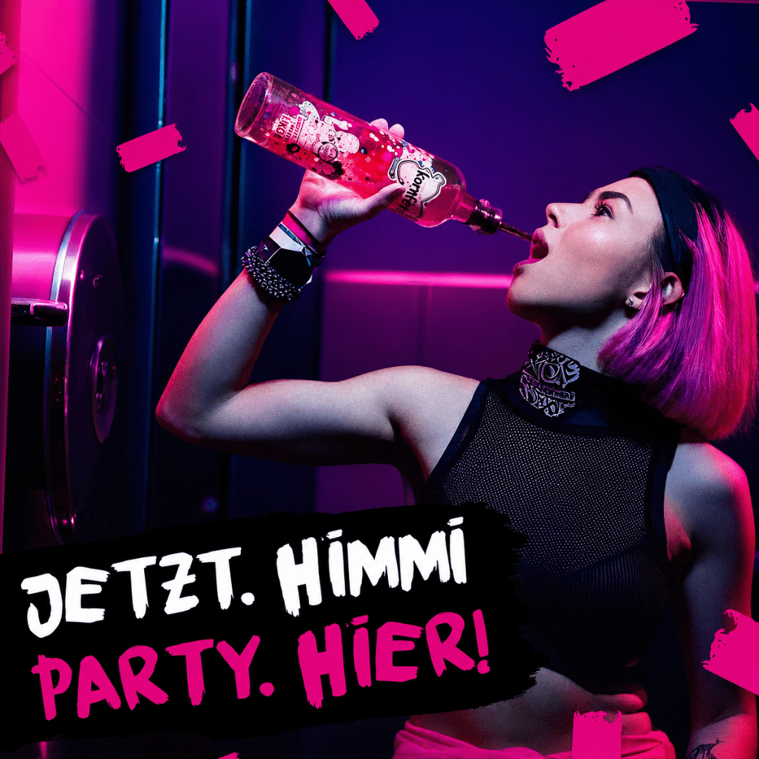 Kornfetti Himmi Shot 0,7 l – Himbeer-Limette Shot - FestivalStuff