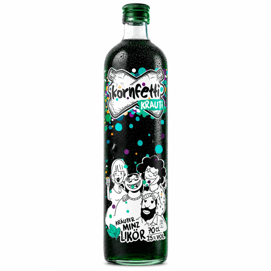 Kornfetti Krauti Shot 0,7 l – Kräuter & Minze Shot - FestivalStuff