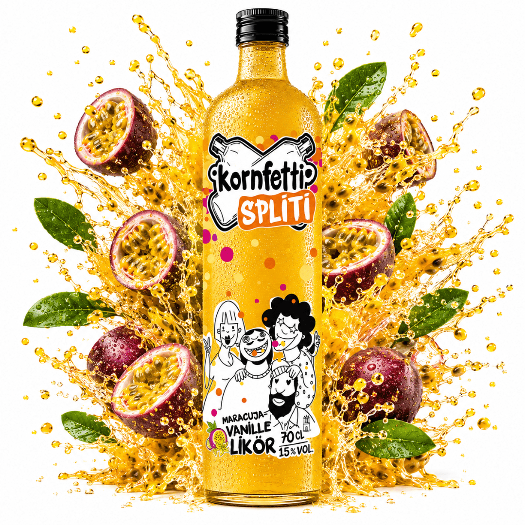 Kornfetti Spliti Shot 0,7 l – Maracuja-Vanille Shot - FestivalStuff