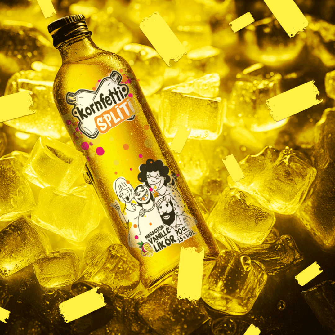 Kornfetti Spliti Shot 0,7 l – Maracuja-Vanille Shot - FestivalStuff