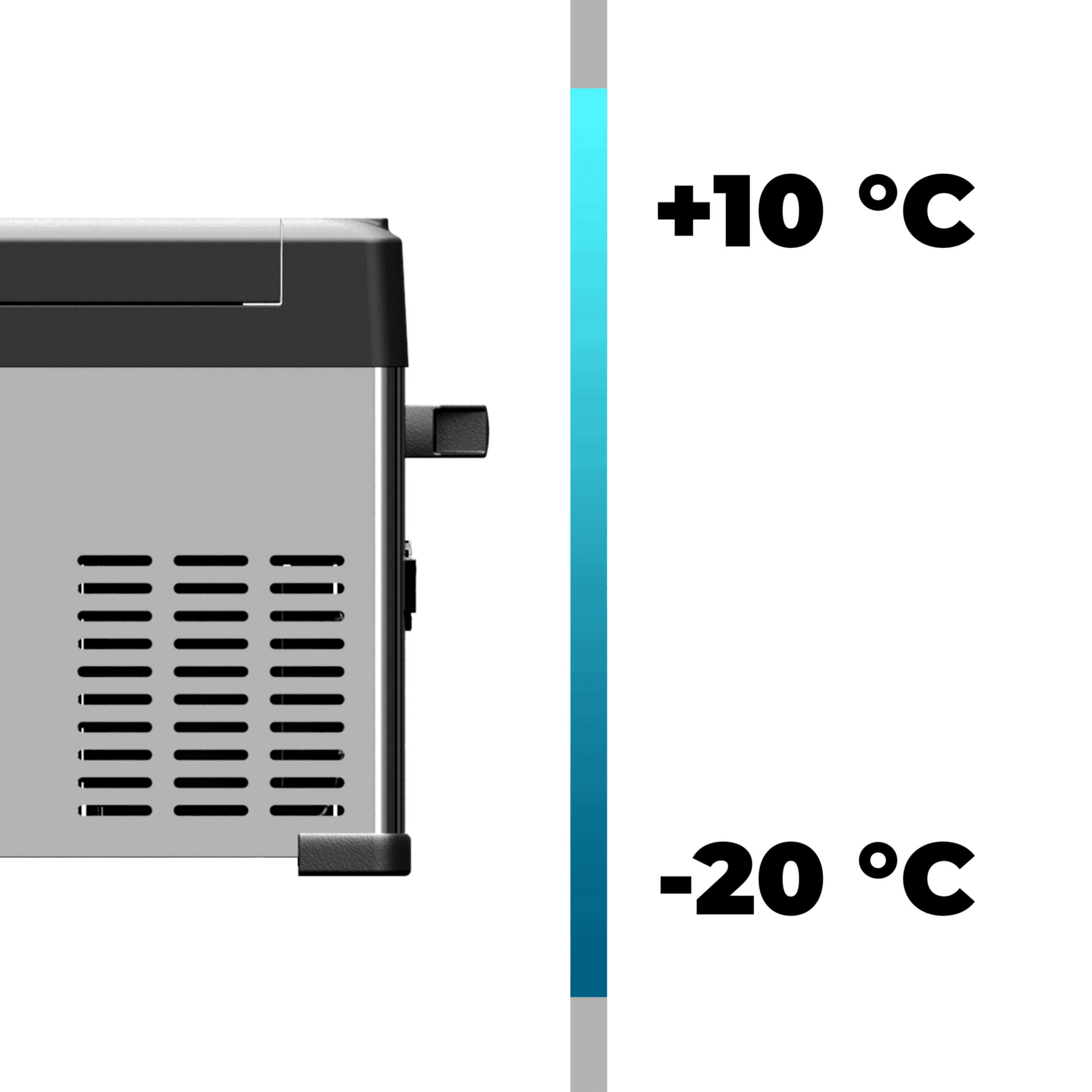 Kühlbox - Kompressor IceCube 25, 12/24/230 V, 25L Akku - FestivalStuff