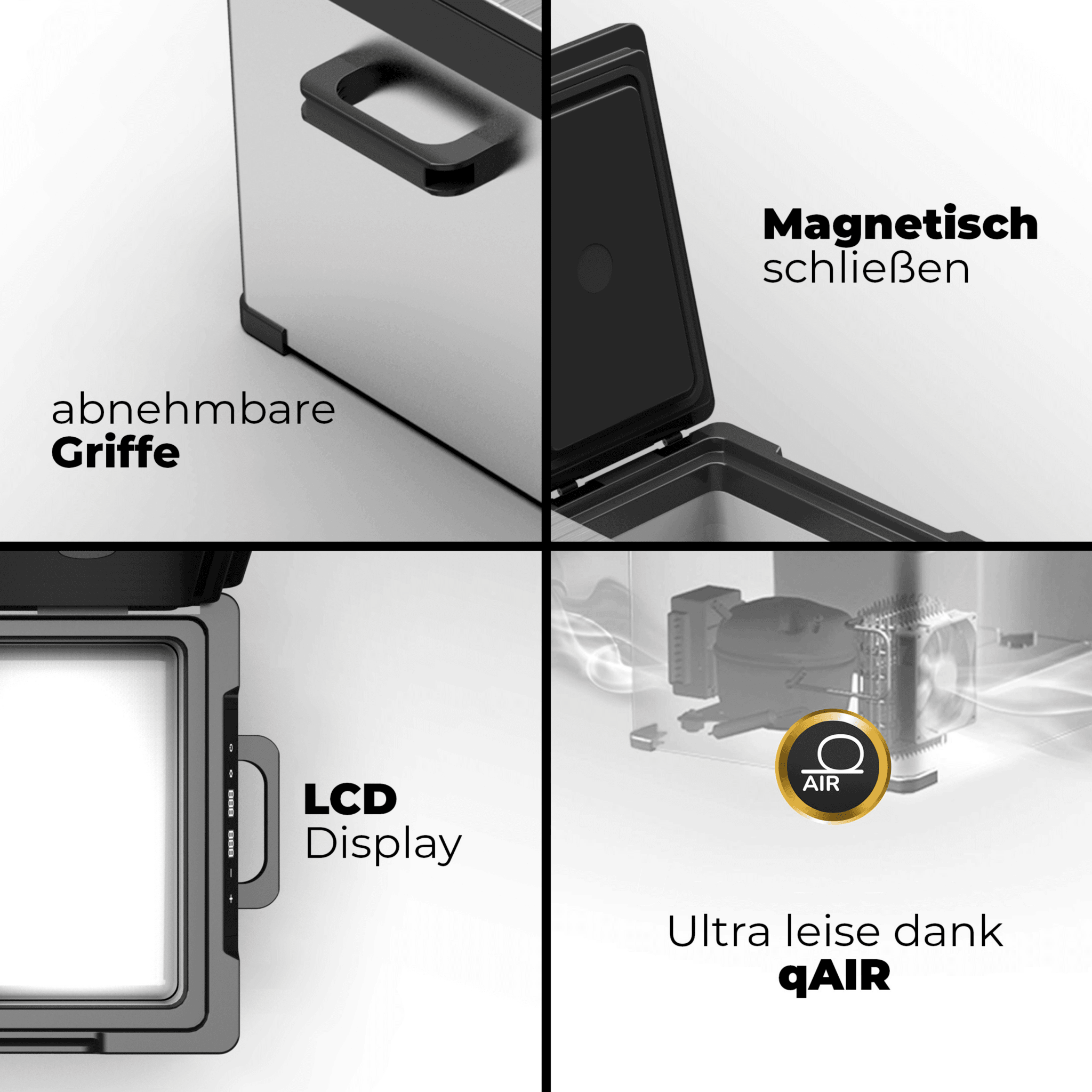 Kühlbox - Kompressor IceCube 25 Dual , 12/24/230 V, 22L - FestivalStuff