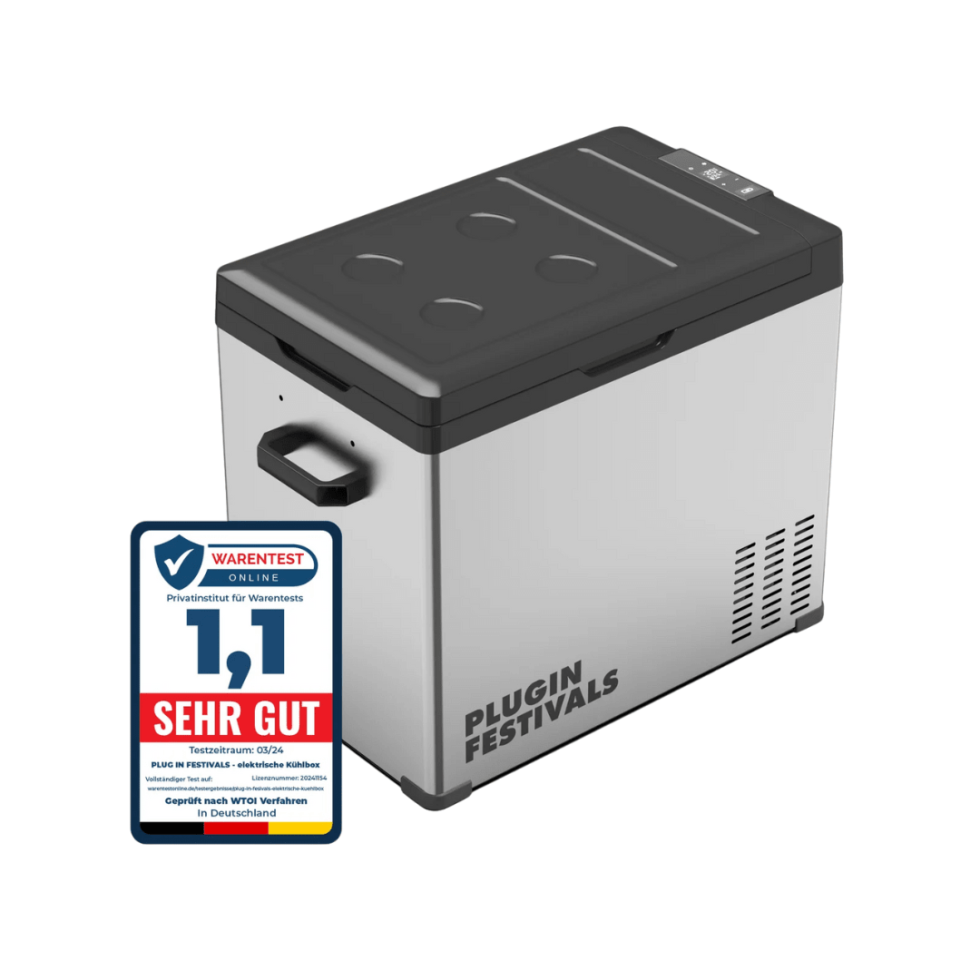 Kühlbox - Kompressor IceCube 50, 12/24/230 V, 50L - FestivalStuff