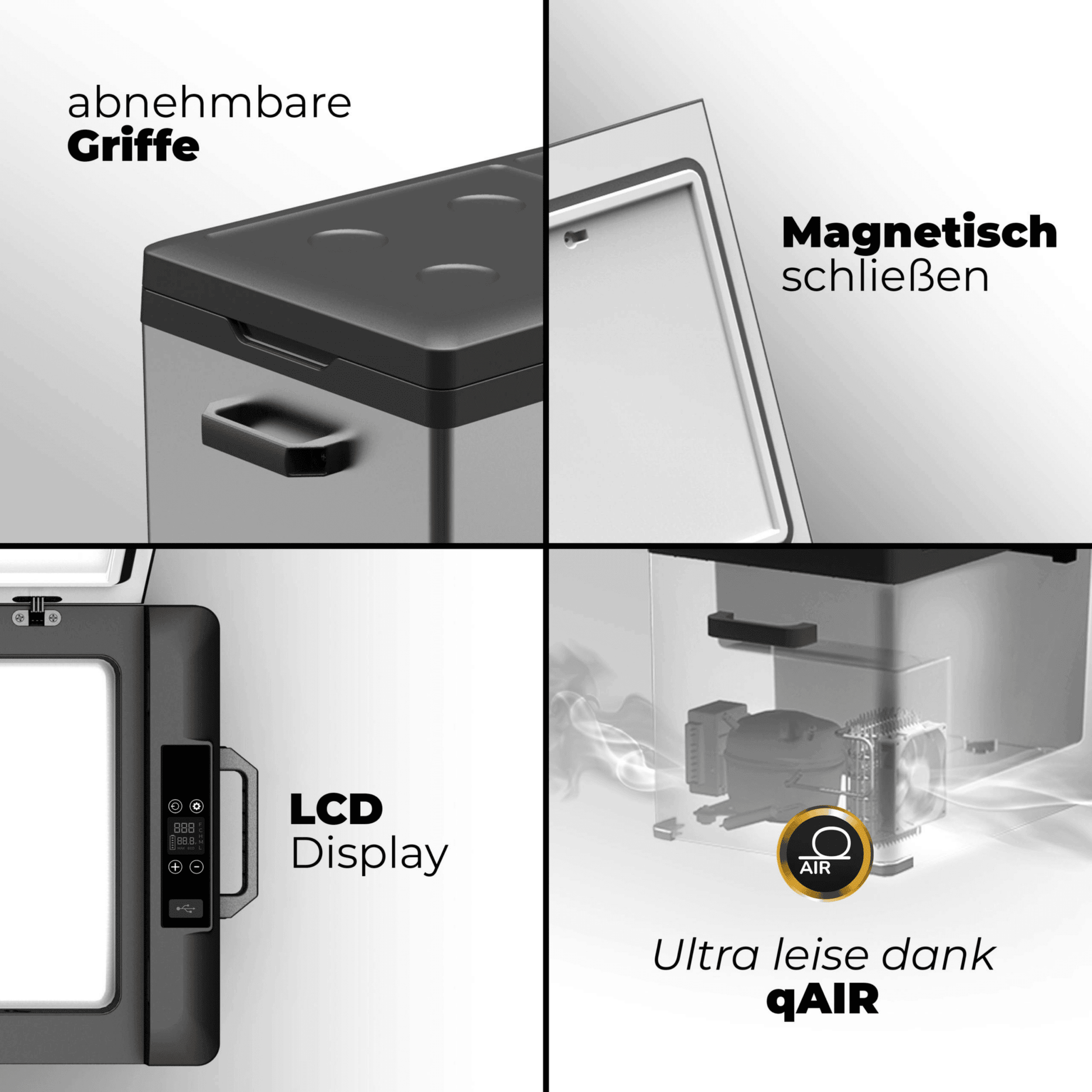 Kühlbox - Kompressor IceCube 50, 12/24/230 V, 50L - FestivalStuff