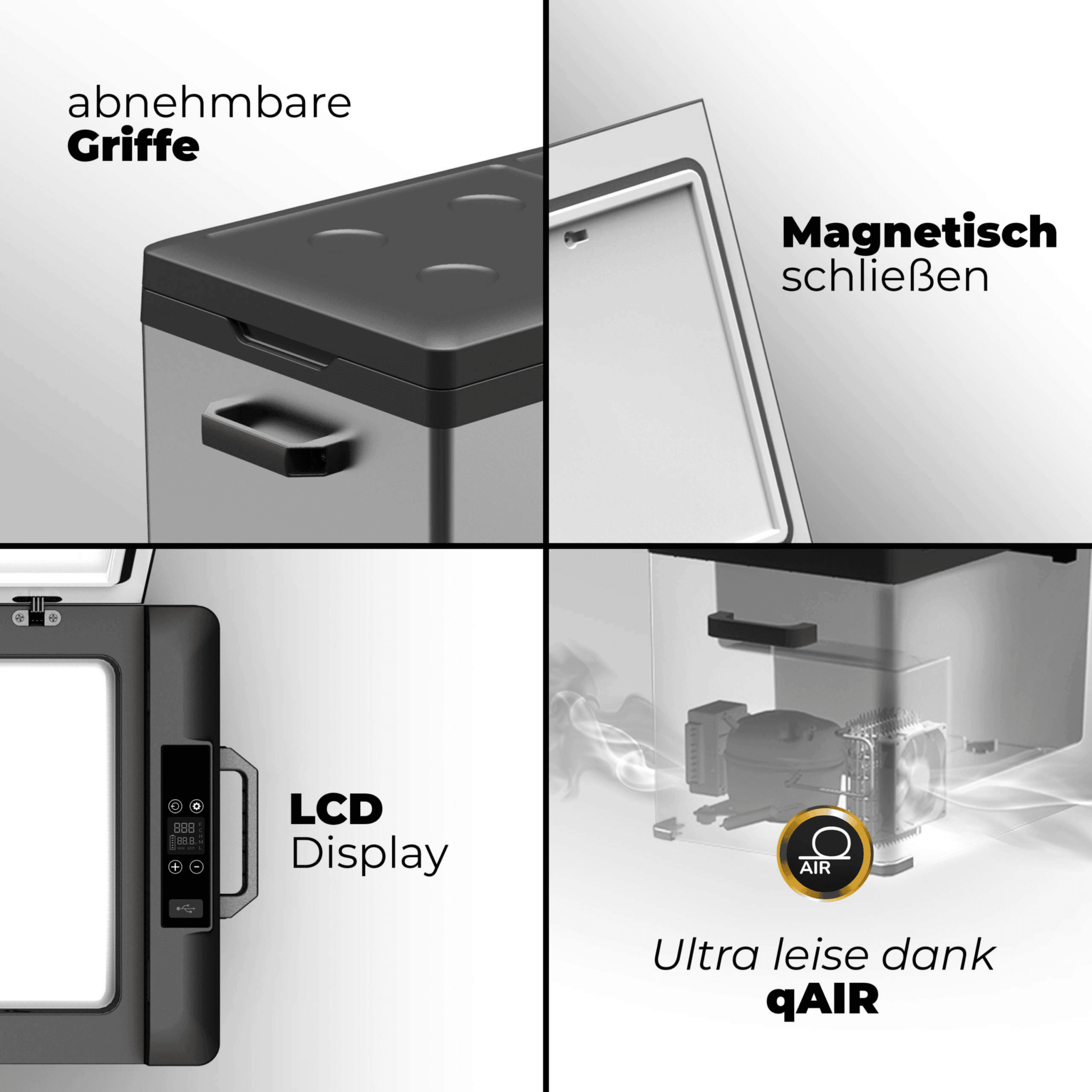 Kühlbox - Kompressor IceCube 50, 12/24/230 V, 50L - FestivalStuff