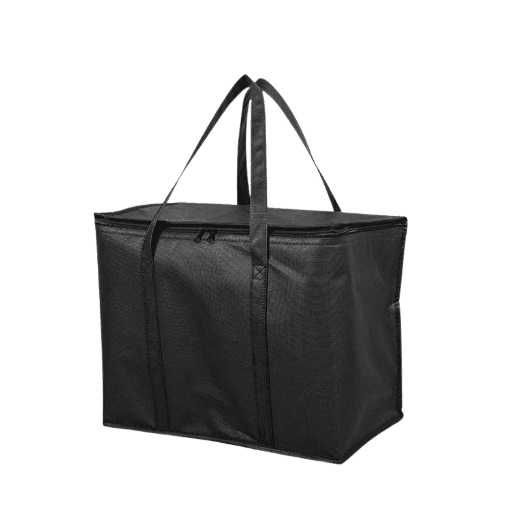 Kühltasche Schwarz groß in 41cm x 33cm x 26cm - FestivalStuff