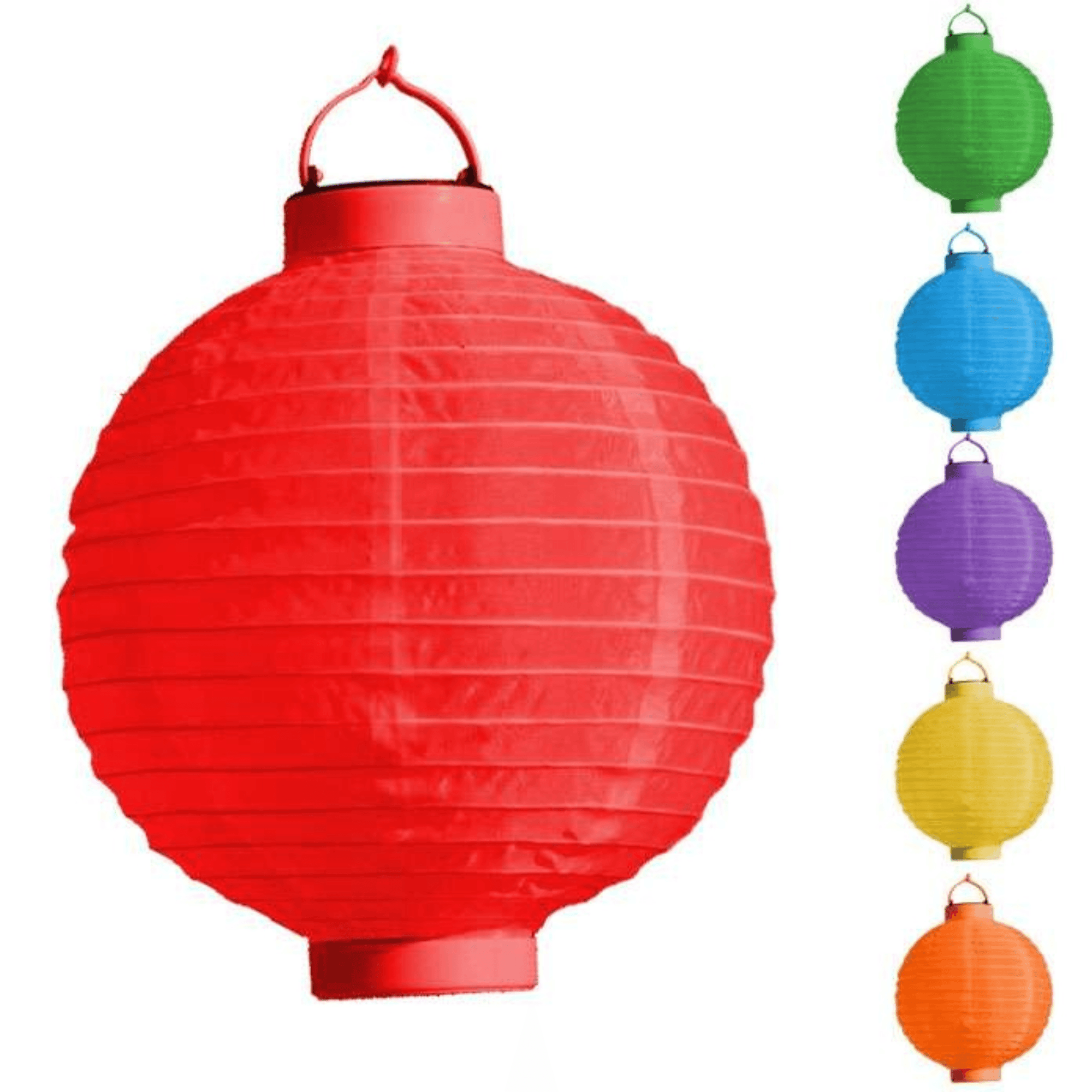 Lampion LED 6er Set - Bunt sortiert - FestivalStuff