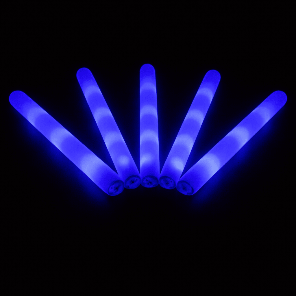 LED Foam Stick, Leuchtstab Blau - FestivalStuff