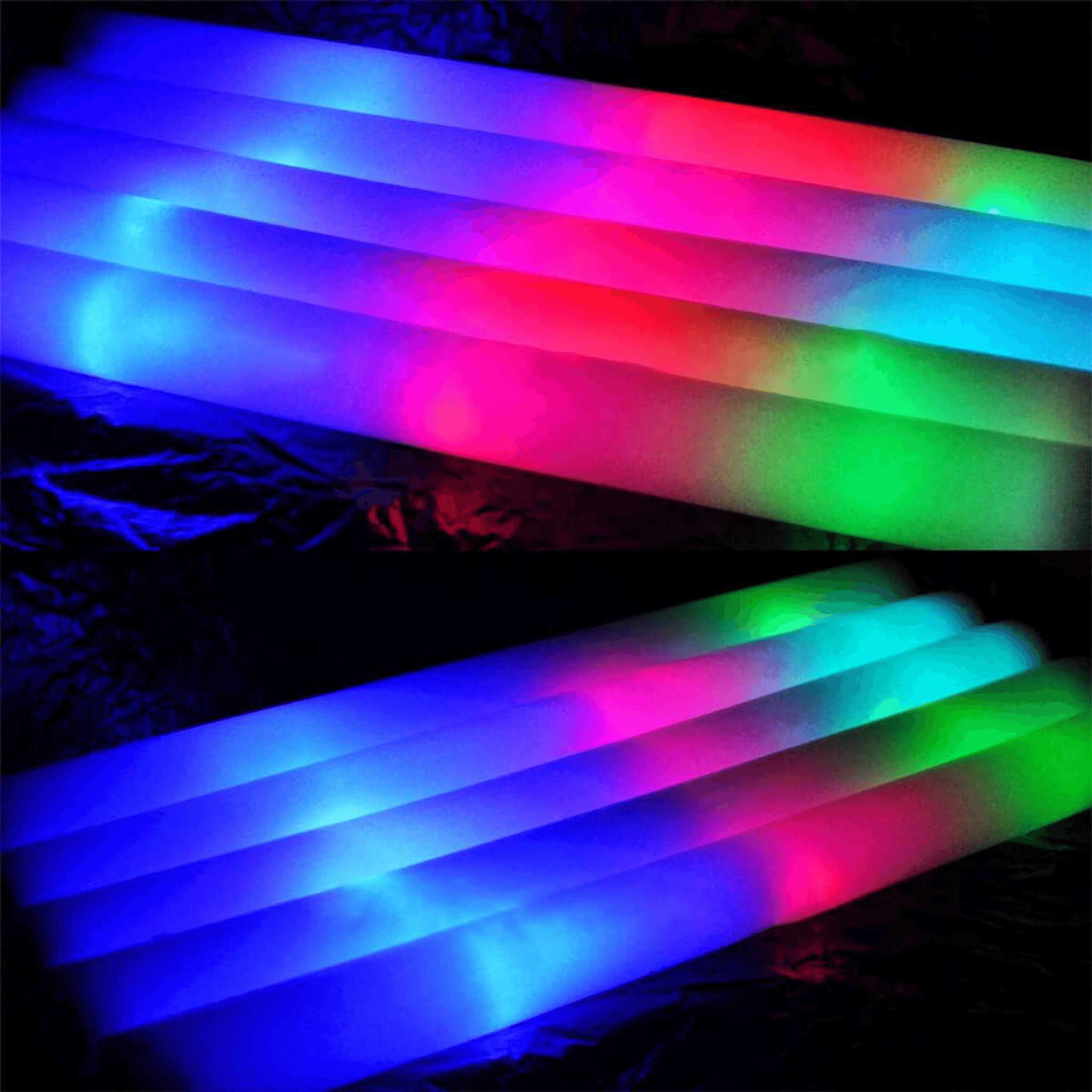 LED Foam Stick, Leuchtstab Bunt - FestivalStuff