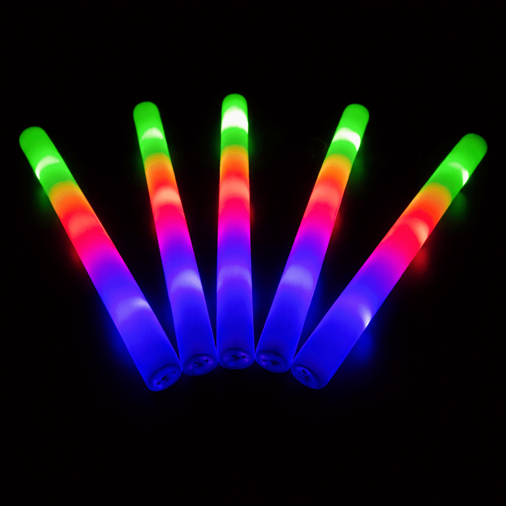 LED Foam Stick, Leuchtstab Bunt - FestivalStuff