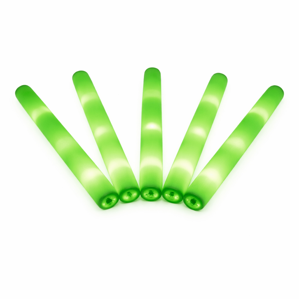LED Foam Stick, Leuchtstab Grün - FestivalStuff