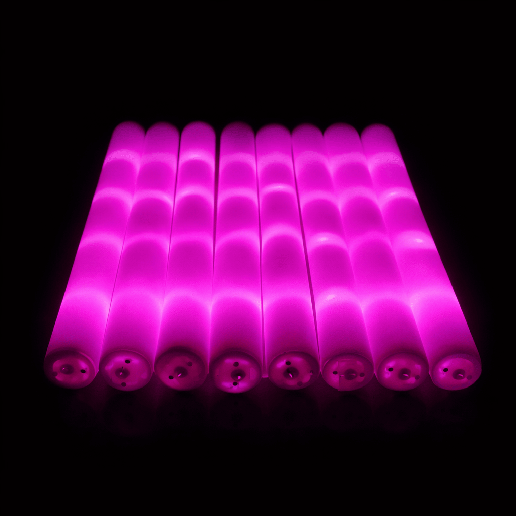 LED Foam Stick, Leuchtstab Pink - FestivalStuff