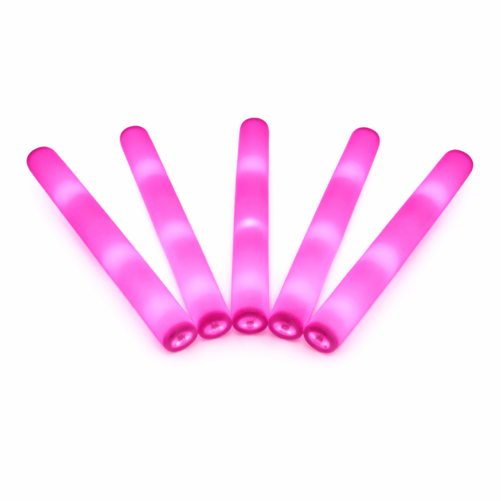 LED Foam Stick, Leuchtstab Pink - FestivalStuff