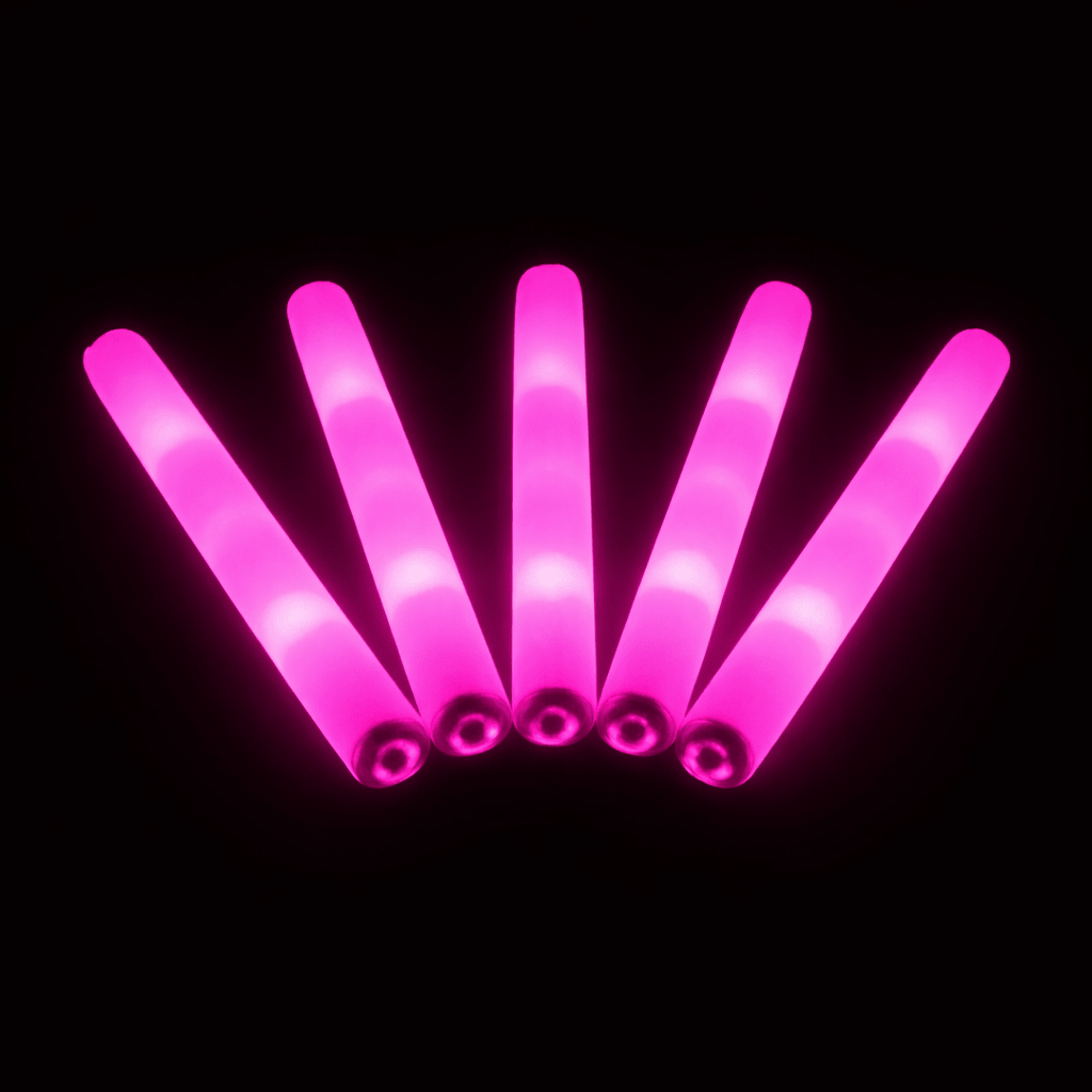 LED Foam Stick, Leuchtstab Pink - FestivalStuff