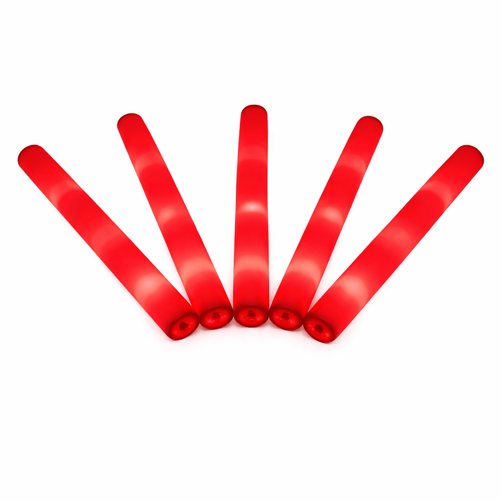 LED Foam Stick, Leuchtstab Rot - FestivalStuff
