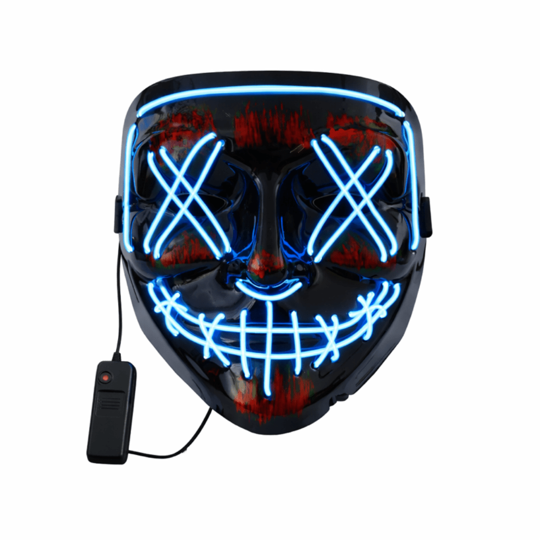 LED Leuchtmaske Blau - FestivalStuff