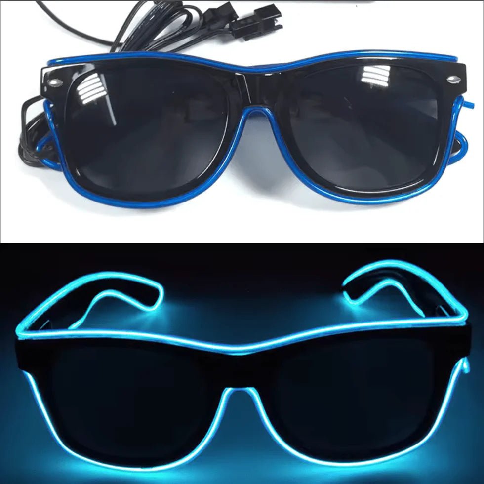 LED - Neonbrille Blau - FestivalStuff