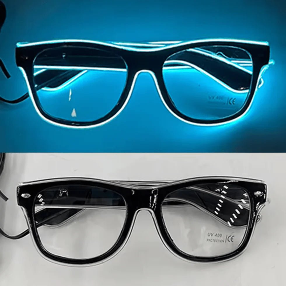 LED - Neonbrille Blau - FestivalStuff