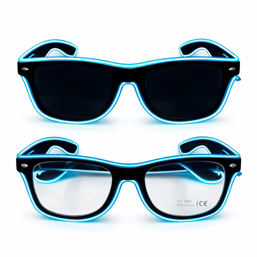 LED - Neonbrille Blau - FestivalStuff