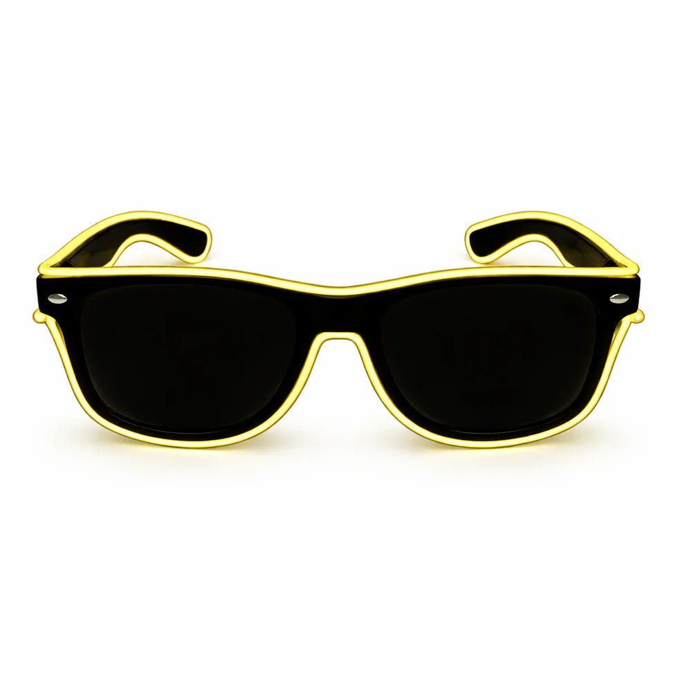 LED - Neonbrille Gelb - FestivalStuff