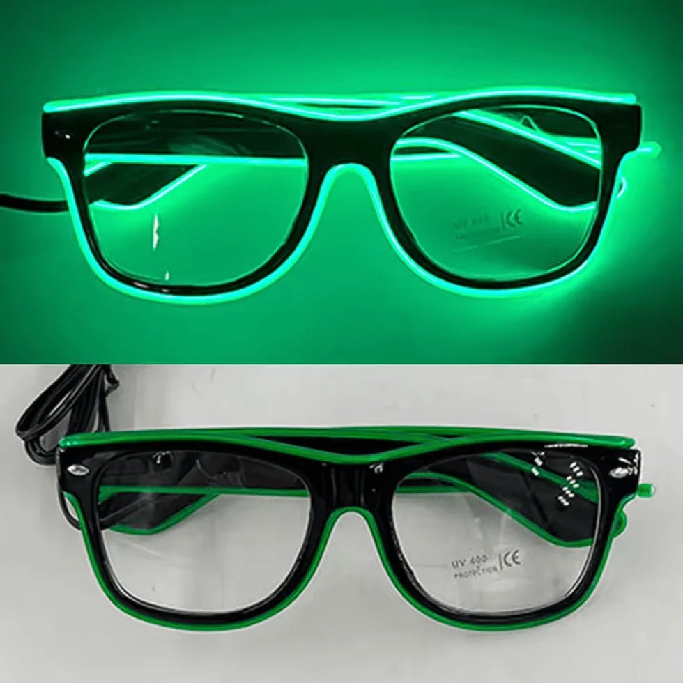LED - Neonbrille Grün - FestivalStuff
