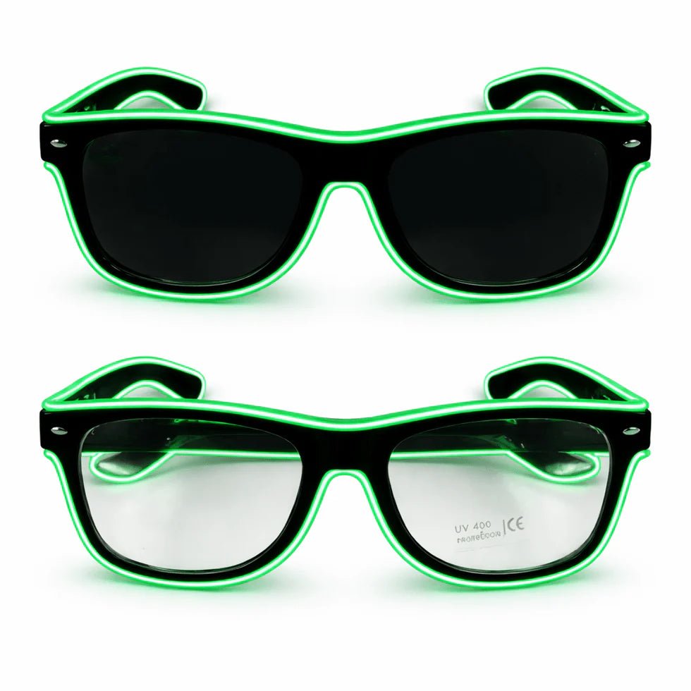 LED - Neonbrille Grün - FestivalStuff
