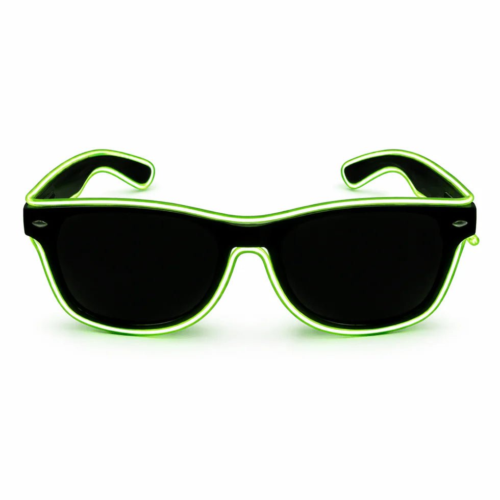 LED - Neonbrille Hellgrün - FestivalStuff
