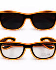 LED-Neonbrille Orange