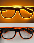 LED-Neonbrille Orange