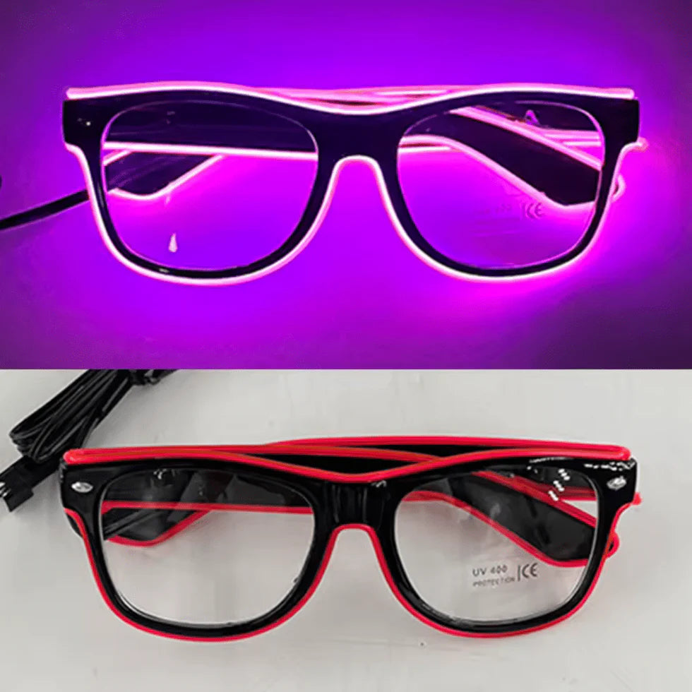 LED-Neonbrille Pink